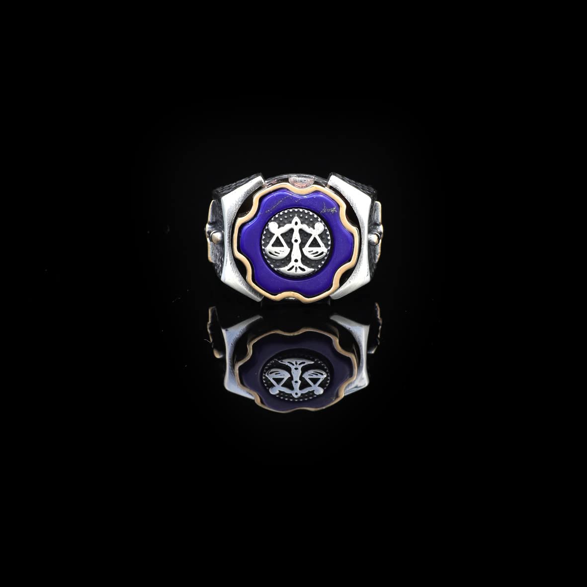 Natural Lapis Lazuli Stone Ring