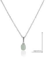 Sterling Silver 925 Gemstone Handmade Real Light Green Jade — image 3
