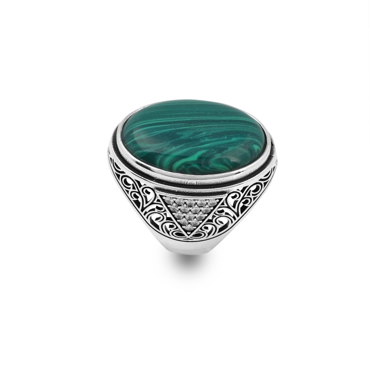 Malachite Ring for Men