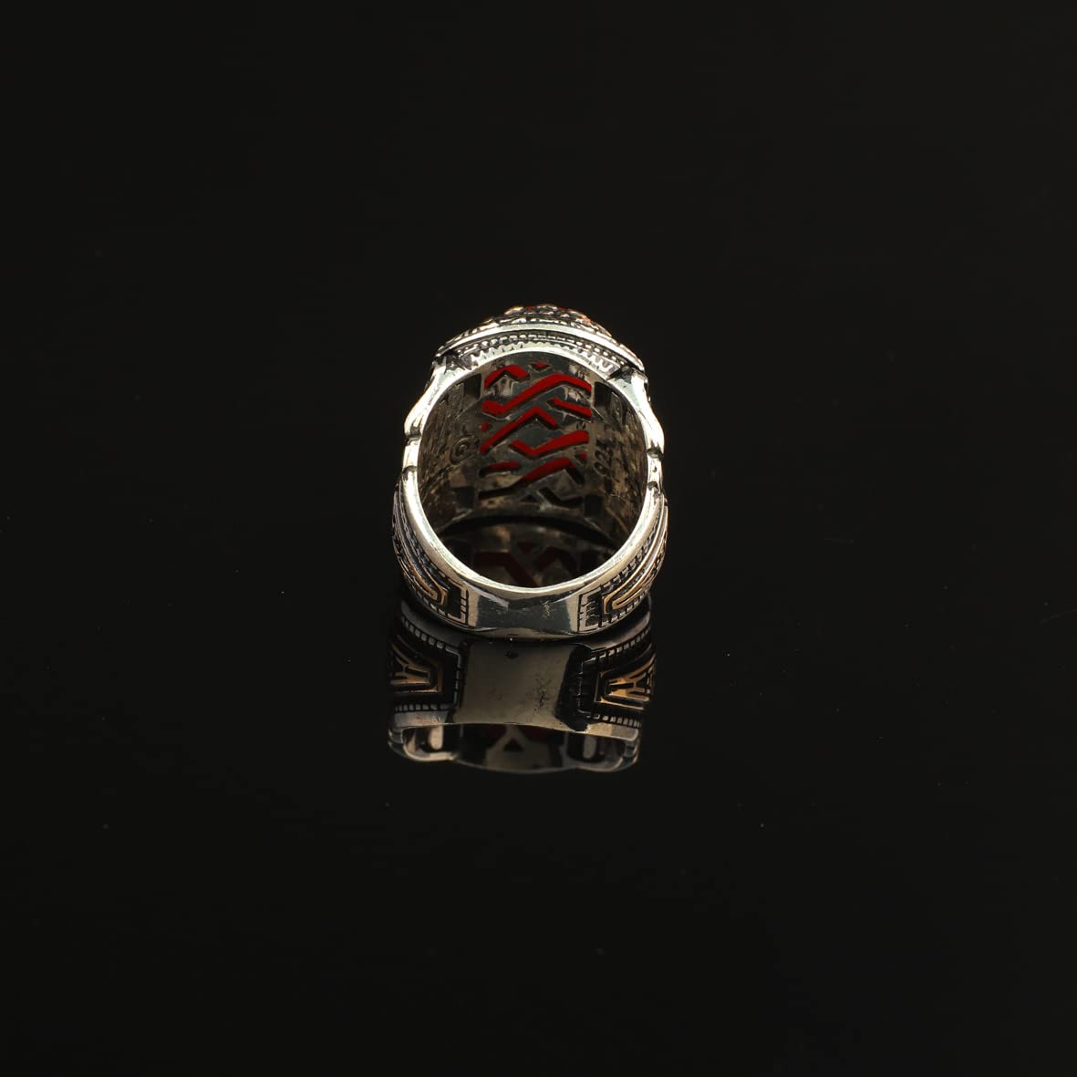 Men Handmade Carnelian Stone Ring