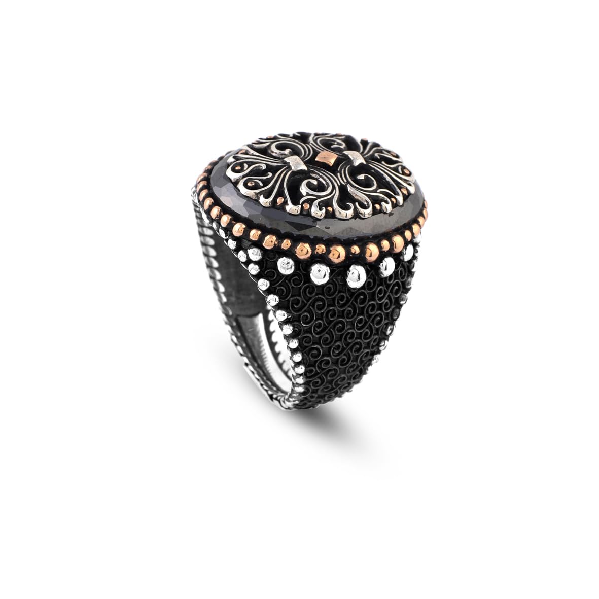 Handmade Black Onyx Signet Ring