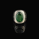 Men's Vintage Ottoman Emerald Ring — image 3