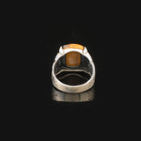 Tiger Eye Ring Ottoman Vintage Ring Sterling Silver Ring Pinky Ring Silver Signet Ring Gemstone Ring Ottoman Statement Ring Vintage Ring Gift for Him — image 6