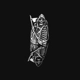 Skeleton Ring Sterling Silver Men Biker Ring — image 2