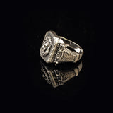 Sterling Silver Lion Signet Ring – Vintage Animal Statement Jewelry — image 5