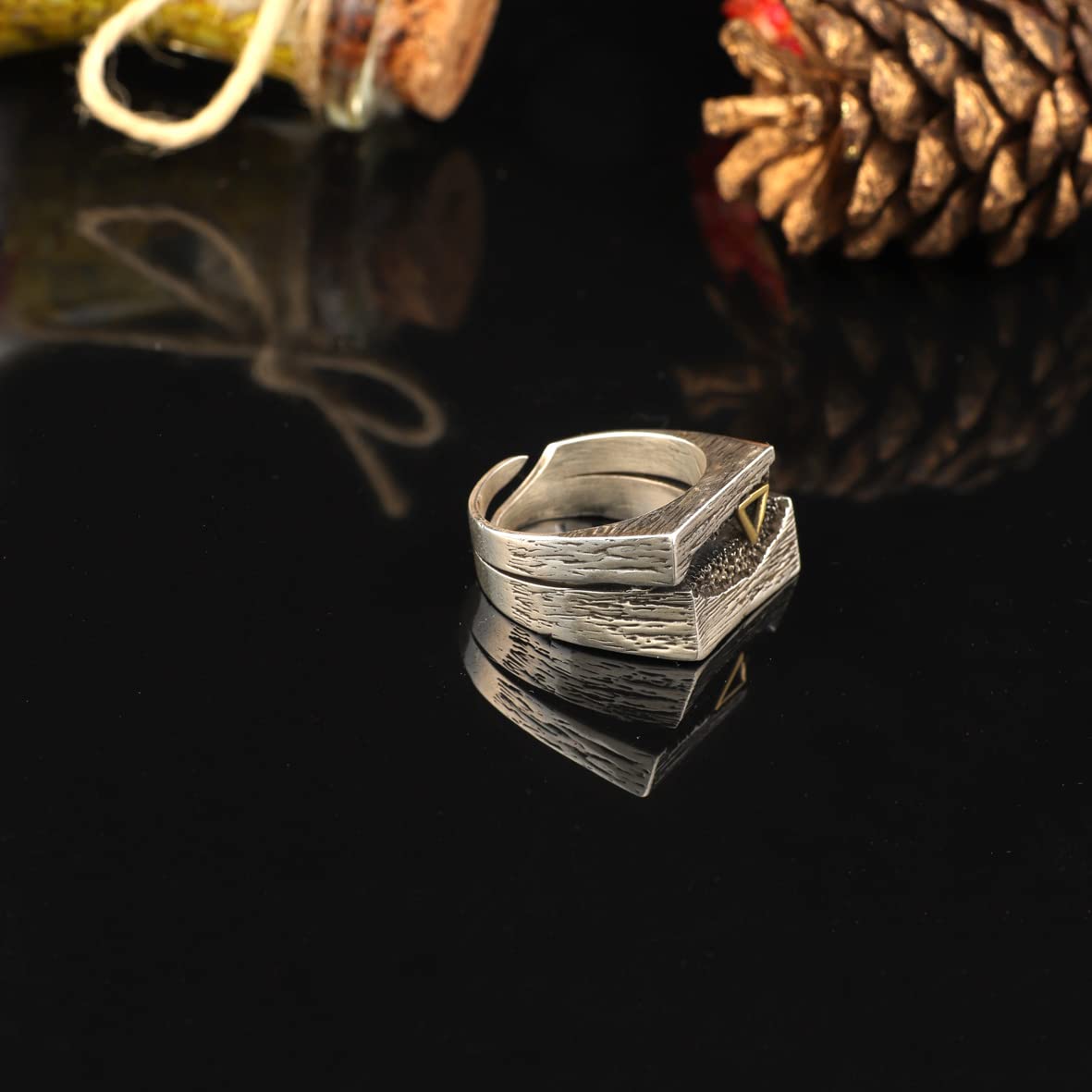 925K Sterling Silver Vintage Ring Men
