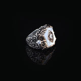 Mother of Pearl Gemstone Handmade Mens Ring — image 3