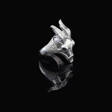 925K Sterling Silver Goat Ring — image 3
