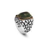 925K Sterling Silver Jade Ring — image 1