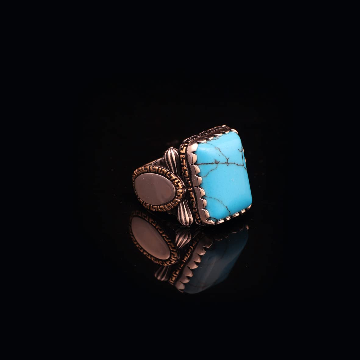 Mens Turquoise Ring