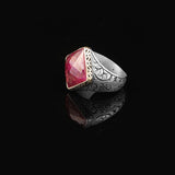 Ottoman Zultanite Ring in 925 Sterling Silver Vintage Pinky Engagement Ring Promise Ring for Him Gemstone Gift for Husband — image 5