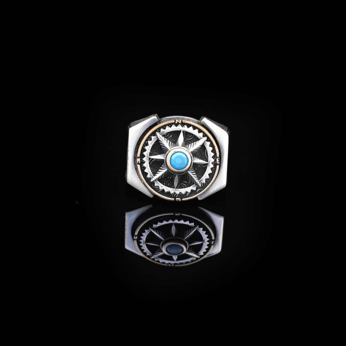 Turquoise Ring Men