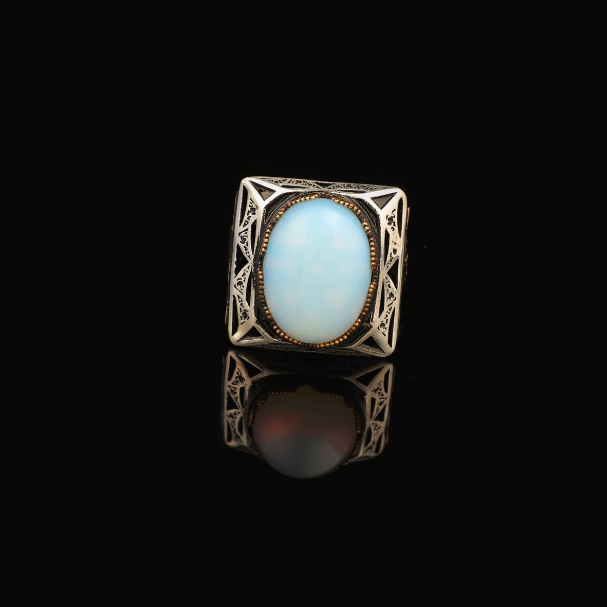 Natural Moonstone Ring