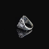Black Onyx Ring with Ornate Ottoman — image 5