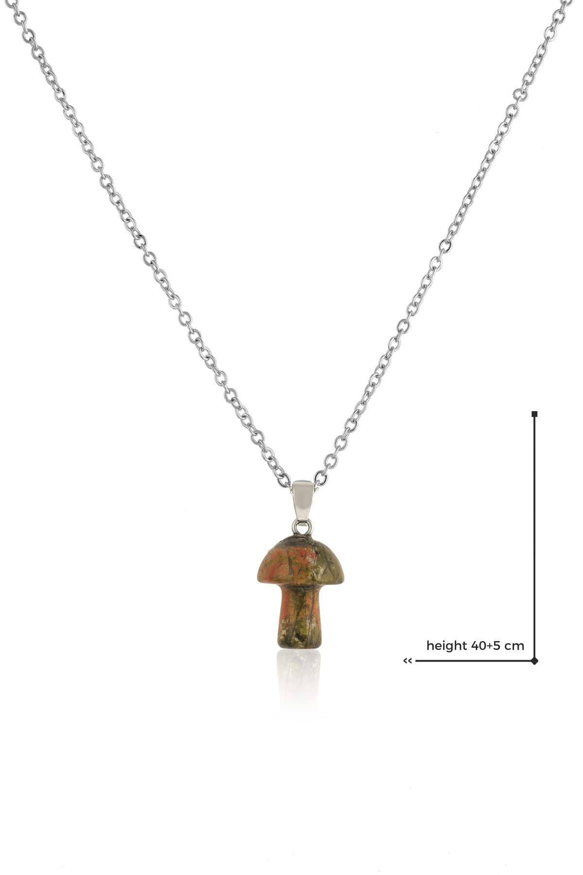 Mushroom 925 Sterling Silver Necklace