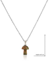 Mushroom 925 Sterling Silver Necklace — image 3