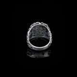 Handmade Jade Ring for Men - 925 Sterling Silver Gemstone Men's Jewelry with Ring and Silver Polishing Cloth Gift — image 4