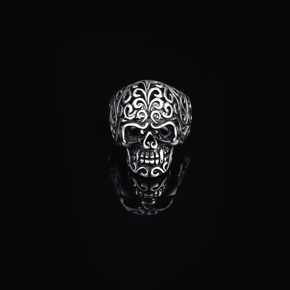 925K Sterling Silver Skull Ring