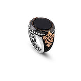 Men’s Black Onyx Sterling Silver Ring — image 1