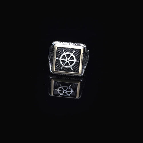 925K Sterling Silver Rudder Ring
