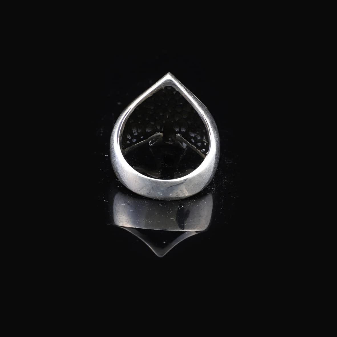 Sterling Silver Spade Ring
