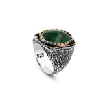 925K Sterling Silver Jade Ring — image 1