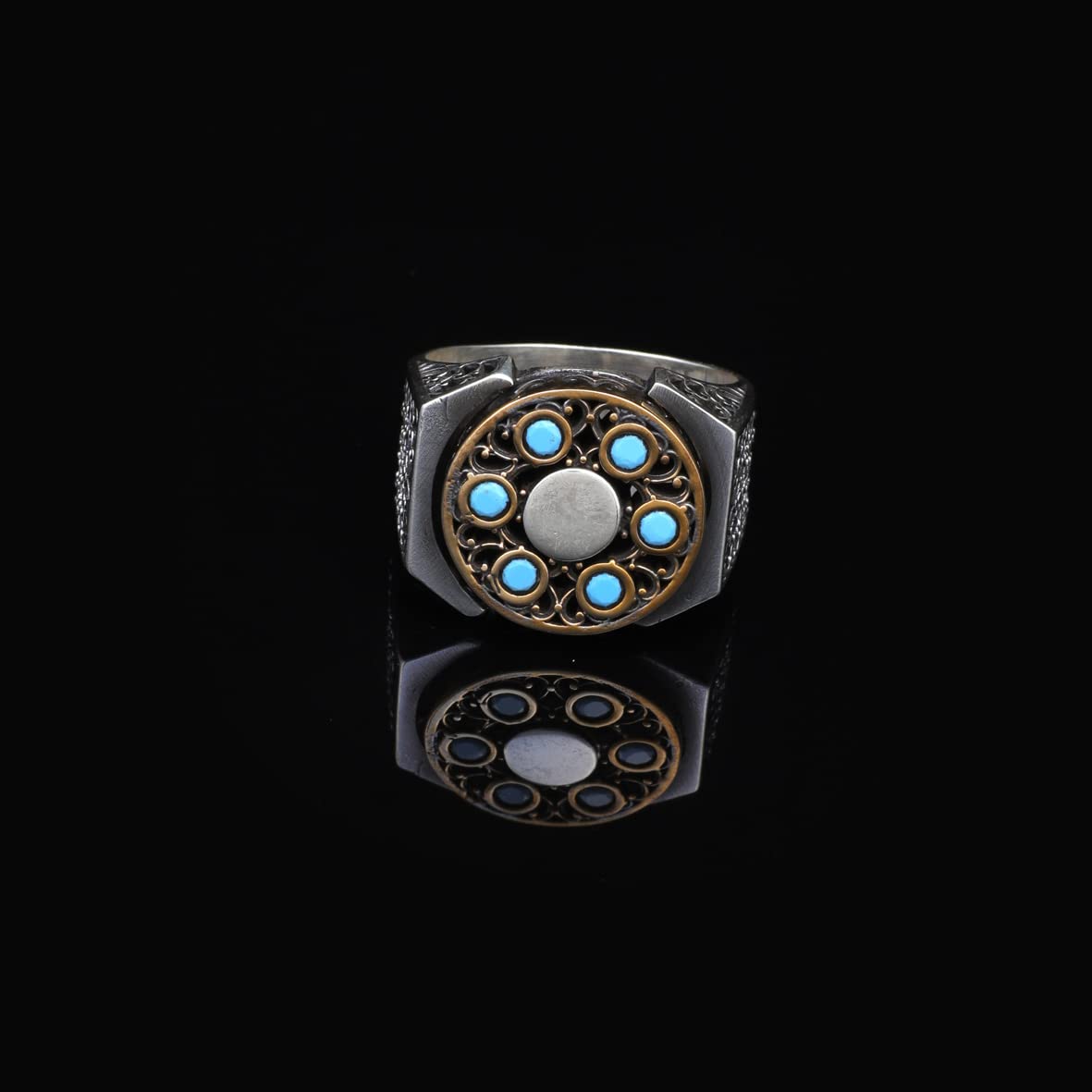 Turquoise Ring Men