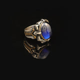 Blue Sapphire Ring Mens — image 2