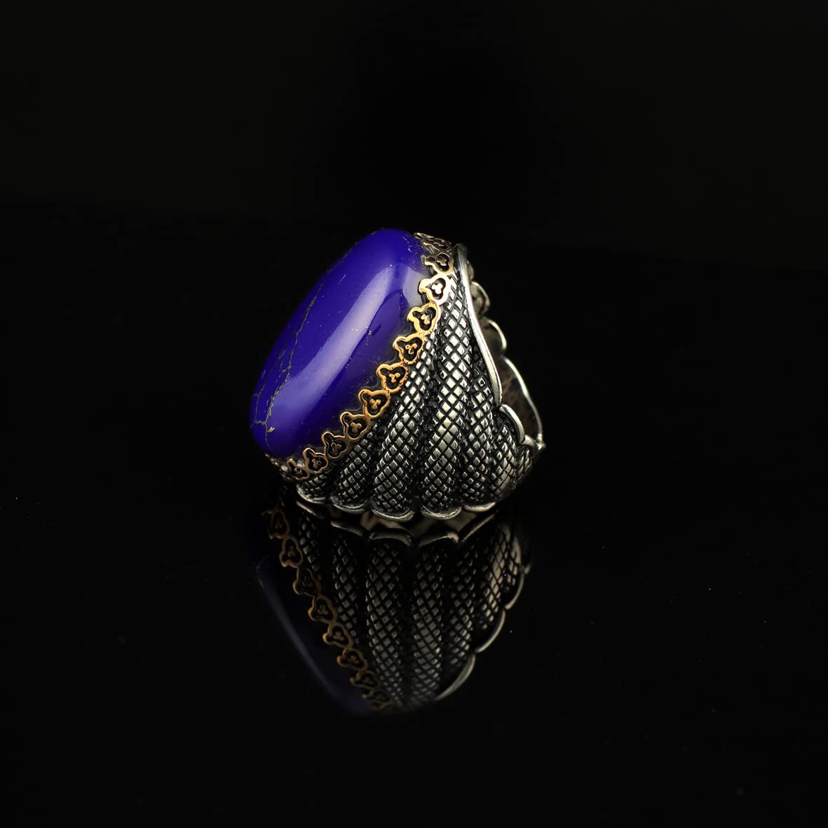 Blue Sapphire Ring Mens
