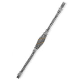 Mens Made to Order Chain Bracelet – Vintage Style in Sterling Silver — image 1