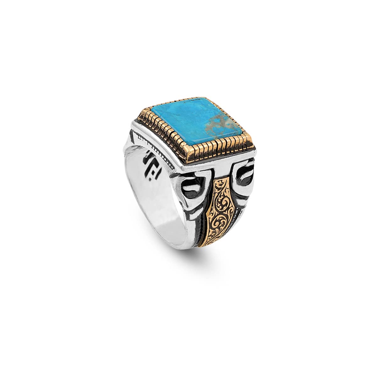 Mens Turquoise Ring