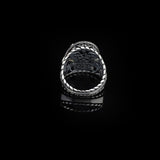 Mystical Serpent Onyx and Sterling Silver Snake Ring — image 4