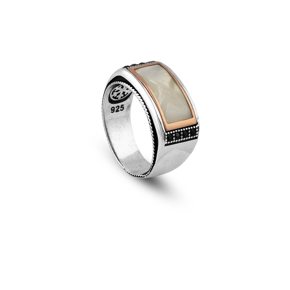Vintage Mother of Pearl Signet Ring
