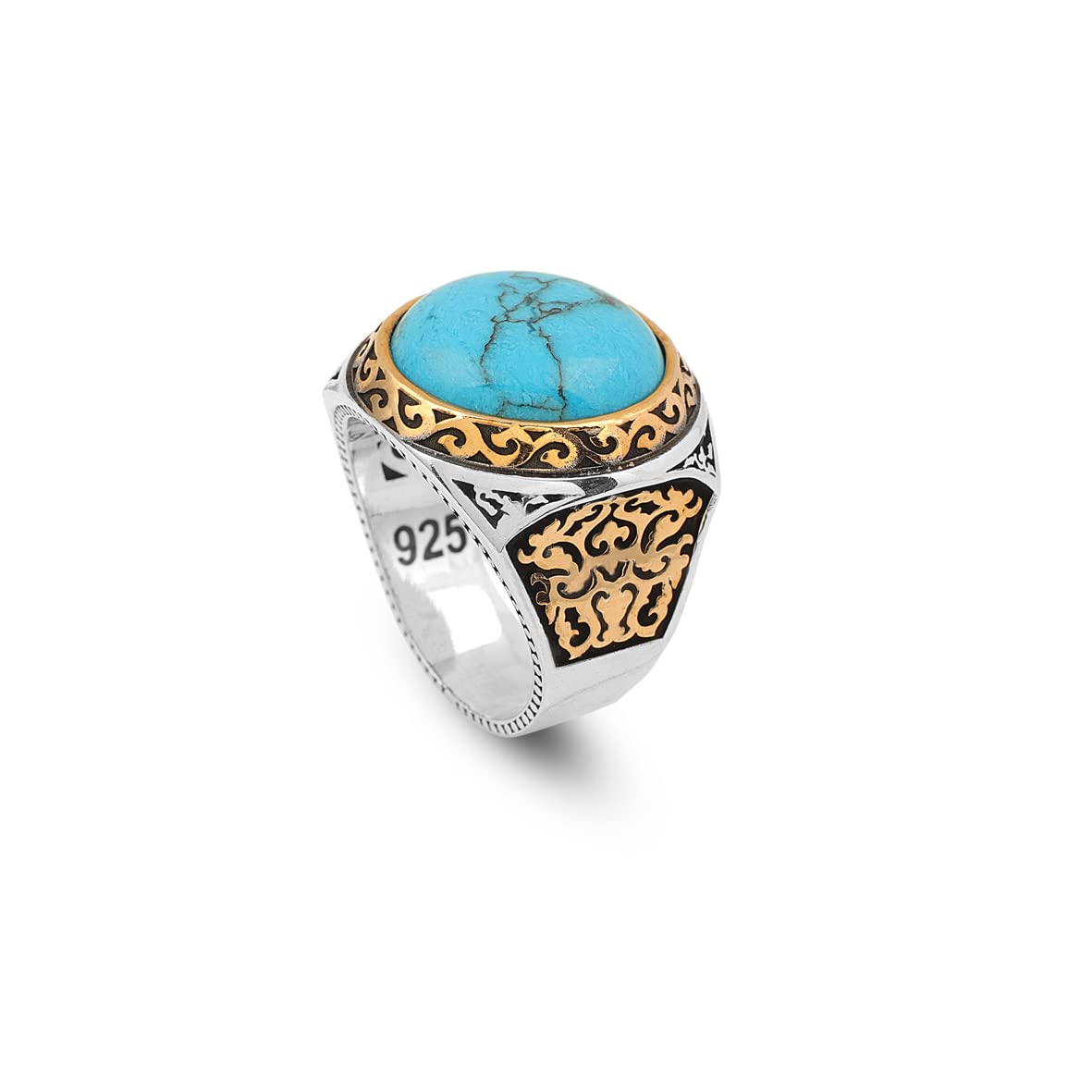 Mens Turquoise Ring