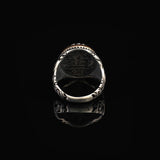 Handmade Signet Ring for Men - Ottoman Style Sterling Silver Pinky Ring — image 6