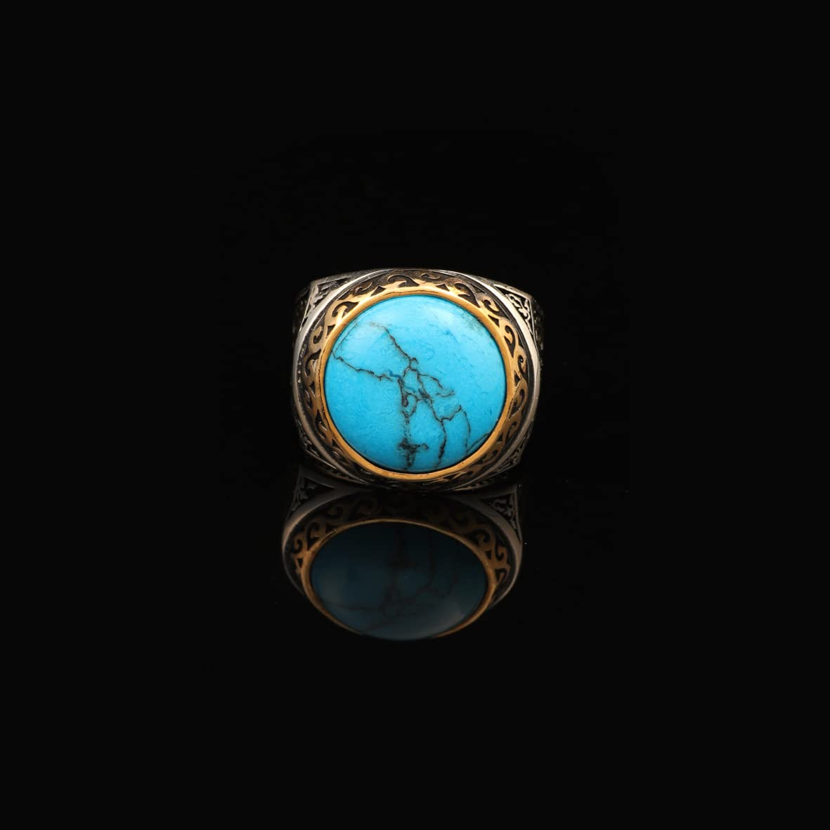 Mens Turquoise Ring