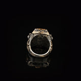 Handmade Citrine Ring Ottoman Vintage Ring Design Sterling Silver Ring Chunky Silver Ring Large Statement Ring Gemstone Ring Promise Ring for Him — image 5