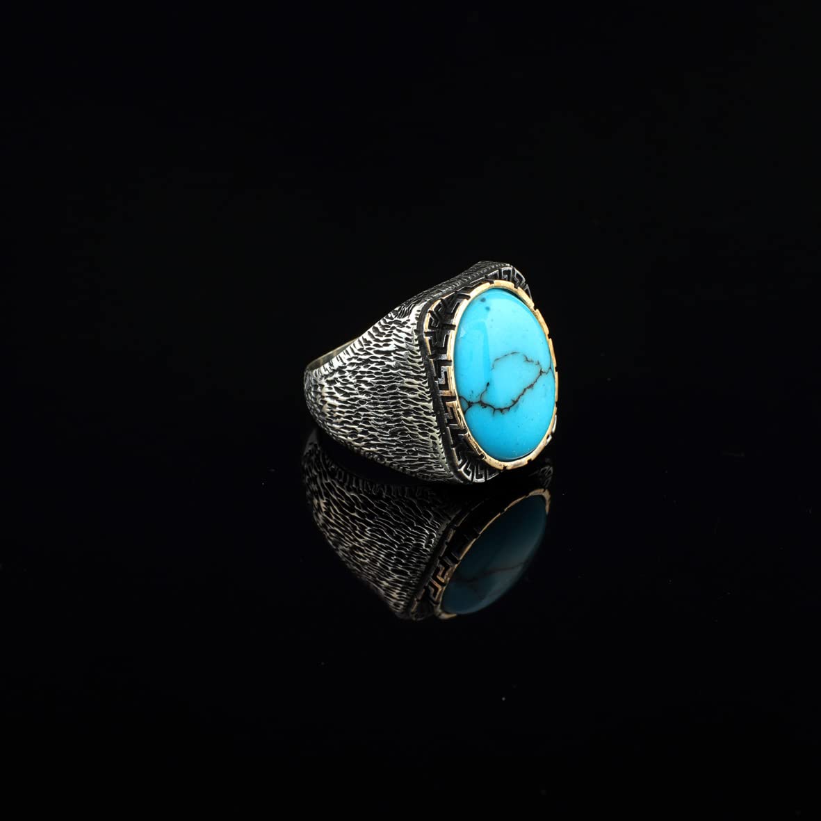 Mens Turquoise Ring