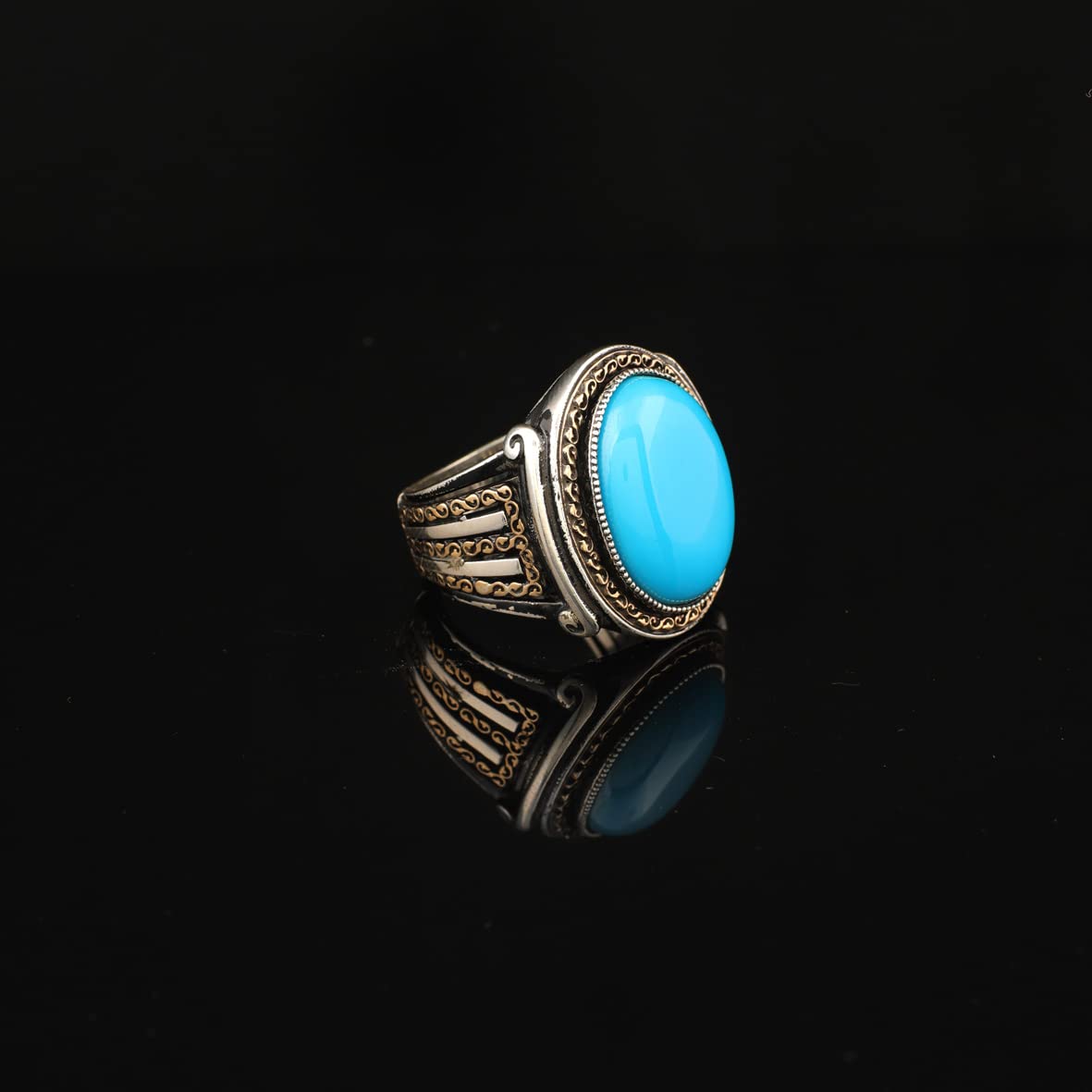 Mens Turquoise Ring
