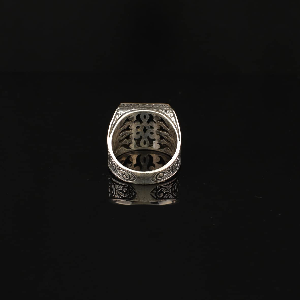 925K Sterling Silver Jade Ring