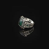 Vintage Emerald Ring for Men — image 5