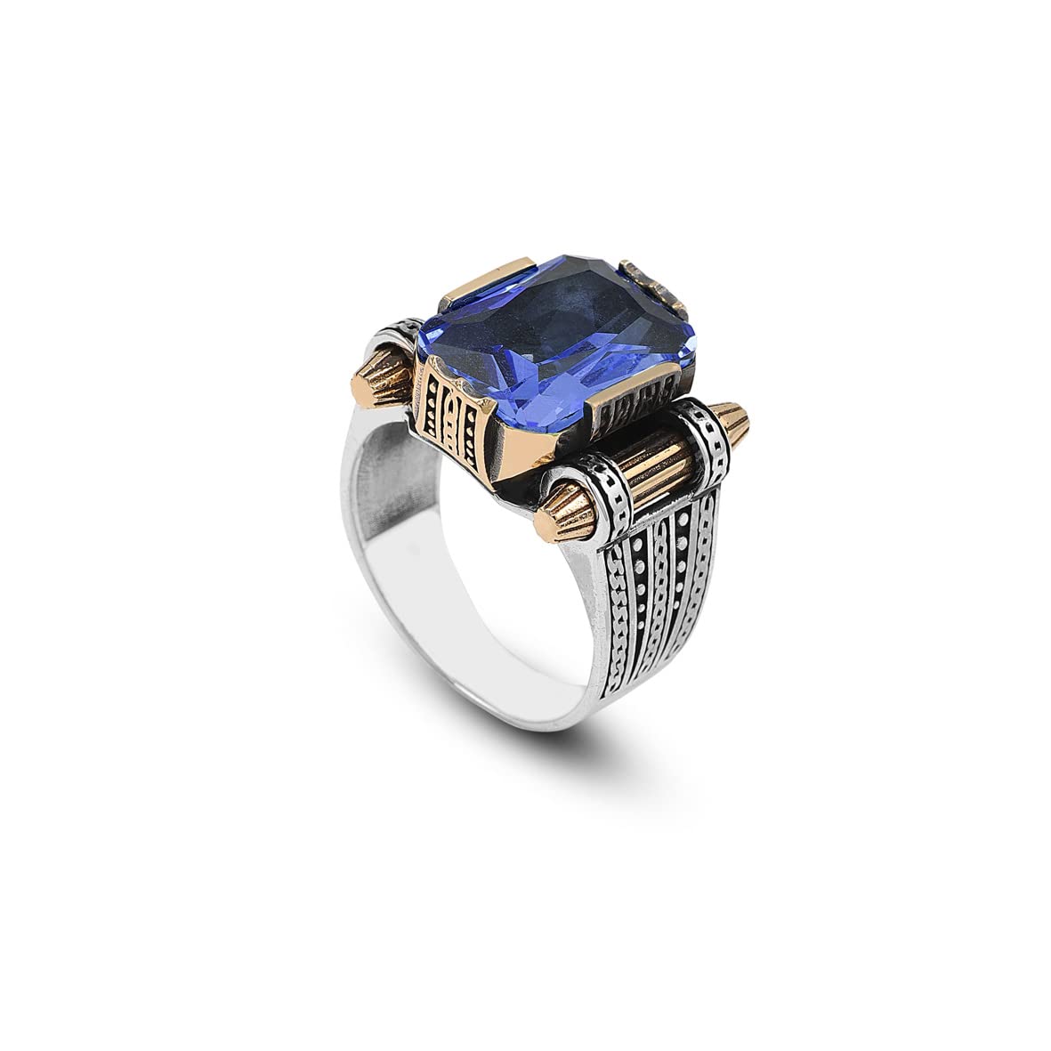 Men Blue Stone Ring