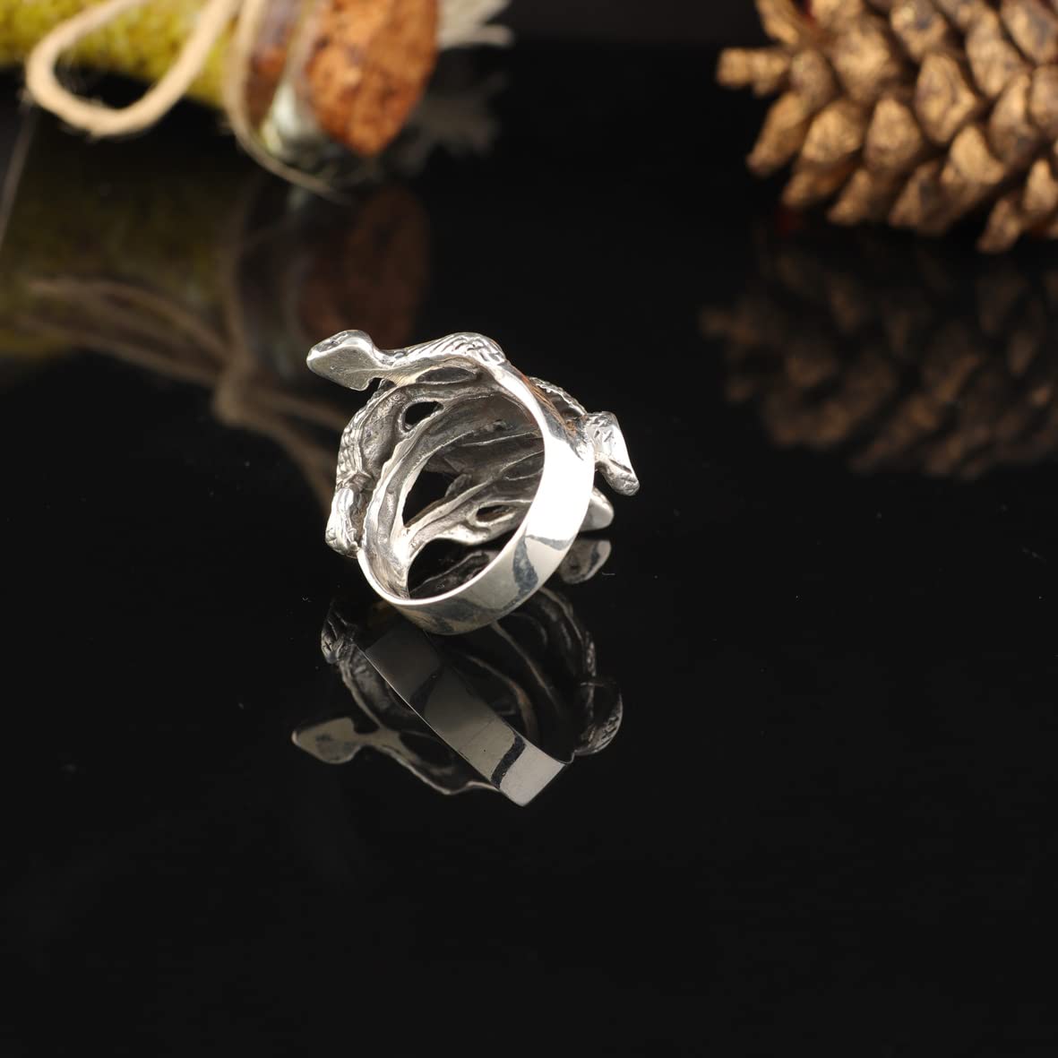 925K Sterling Silver Snake Ring