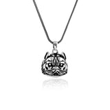 Dog Necklace for Men - Sterling Silver Pendant with Men's Silver Chain - Animal Jewelry - Birthday Gifts — image 1