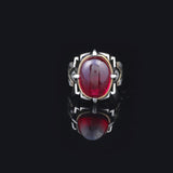 Men Handmade Carnelian Stone Ring — image 3