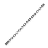 Made to Order Men's Gothic Vintage Pattern Hand-Engraved 925 Sterling Silver Chain Bracelet with Personalized Touch and Silver Polishing Cloth Gift — image 1
