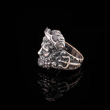 Handmade 925 Sterling Silver Poseidon Mythology Ring - Men's Jewelry — image 3
