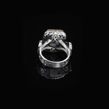 Turquoise Stone Men Silver Ring — image 5
