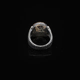 Blue Tiger Eye Pinky Ring for Men — image 6