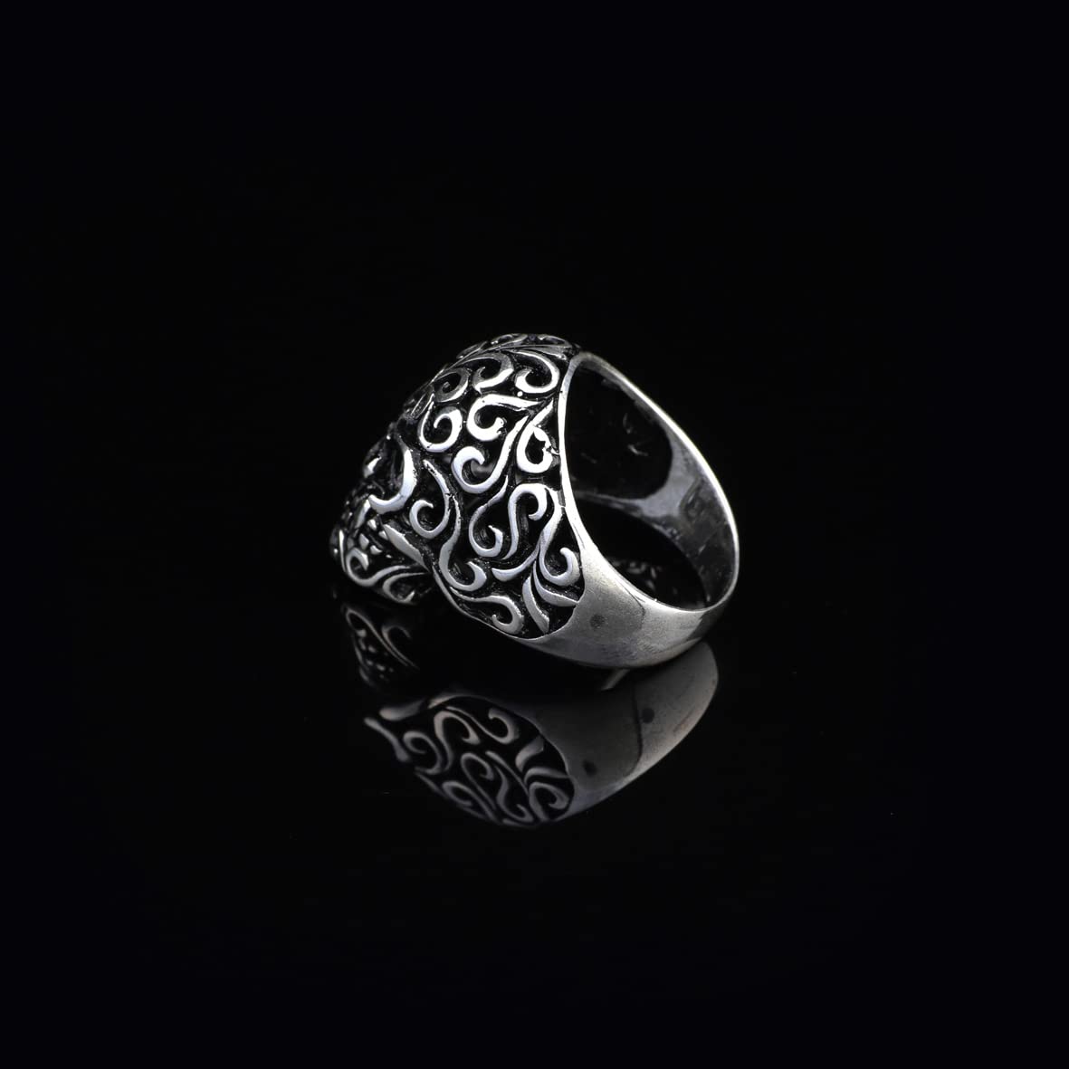 925K Sterling Silver Skull Ring